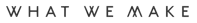 What WE Make logo