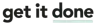 get it done logo