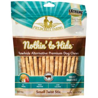 Petco Fieldcrest Farms Nothin' to Hide Twist Stix Beef Flavor Dog Chew, 11.4 oz., Pack of 50