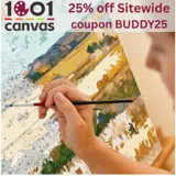 1001 Canvas coupon verification screenshot