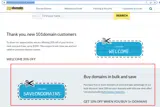 SAVEONDOMAlNS coupon verification screenshot
