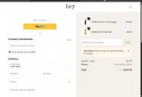 WELCOME107 coupon verification screenshot