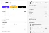 111SKIN15 coupon verification screenshot