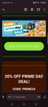 Prime24 coupon verification screenshot