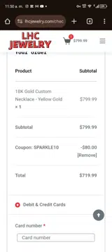 FLASH50%% coupon verification screenshot