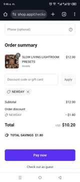 NEWDAY coupon verification screenshot