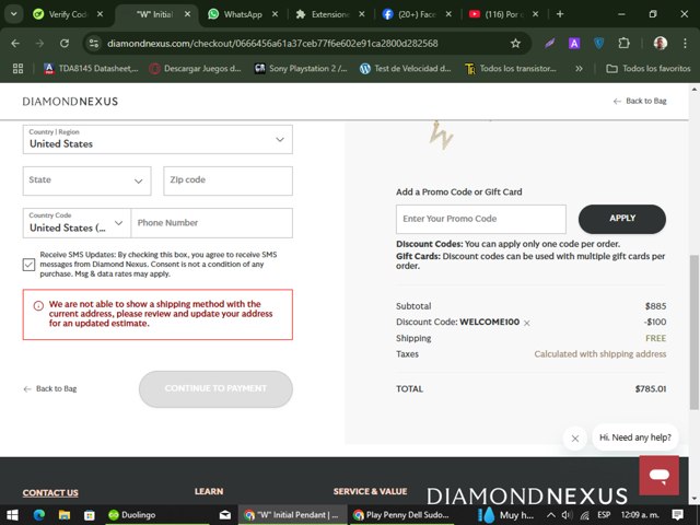 12Fifteen checkout page showing 12Fifteen discount code box | Screenshot taken by SimplyCodes community member on Nov 21, 2024