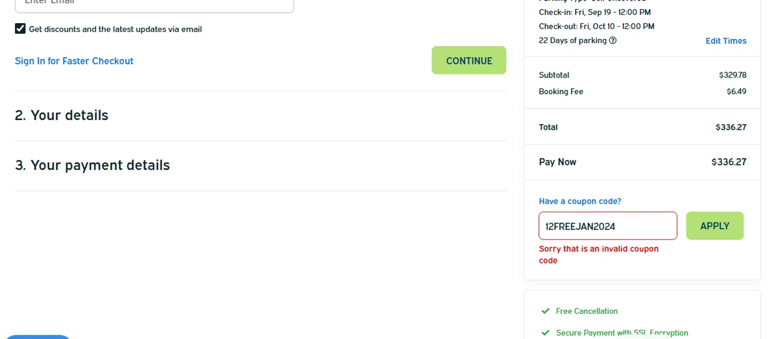 12go.asia promo code screenshot showing code 12FREEJAN2024 applied at 12go.asia checkout page. Uploaded by SimplyCodes community member carmenvilela on Sep 17, 2025