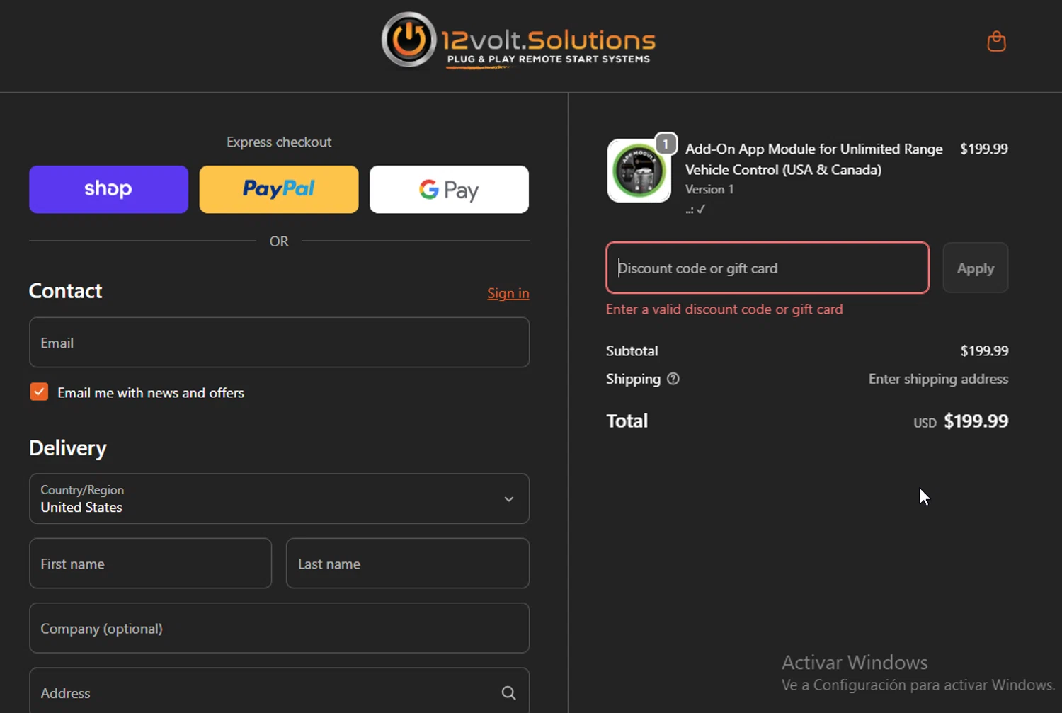12Volt.Solutions promo code screenshot showing code Labor24 applied at 12Volt.Solutions checkout page. Uploaded by SimplyCodes community member ligthYA on Feb 11, 2026