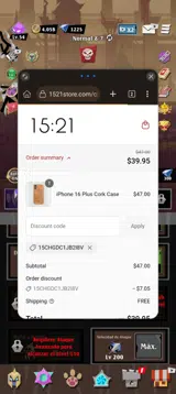 15CHGDC1JB2I8V coupon verification screenshot