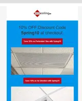 SPRING10 coupon verification screenshot