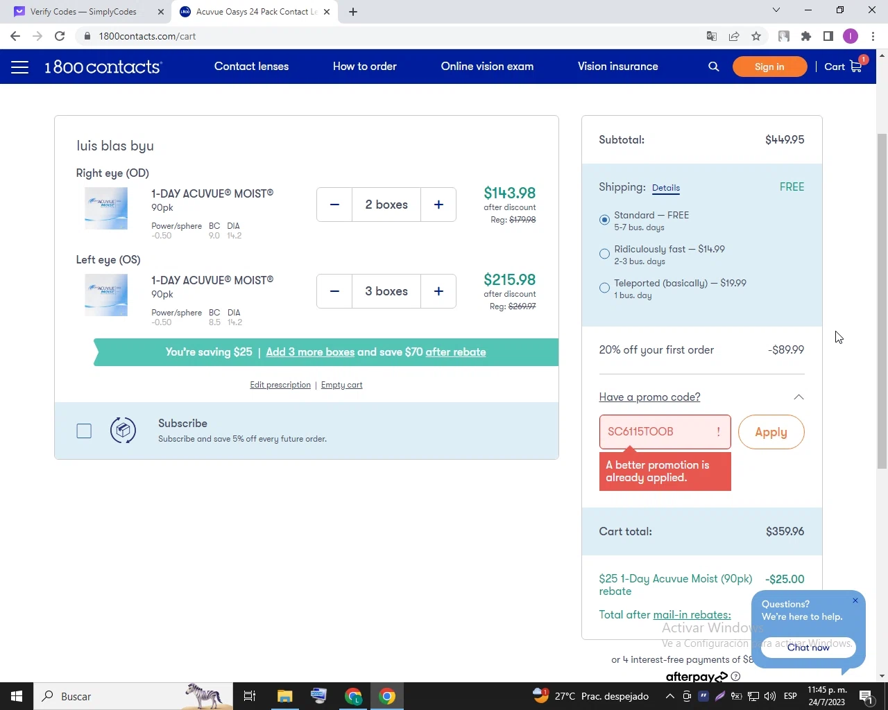 1800 Contacts Promo Codes 30 Off June 2024
