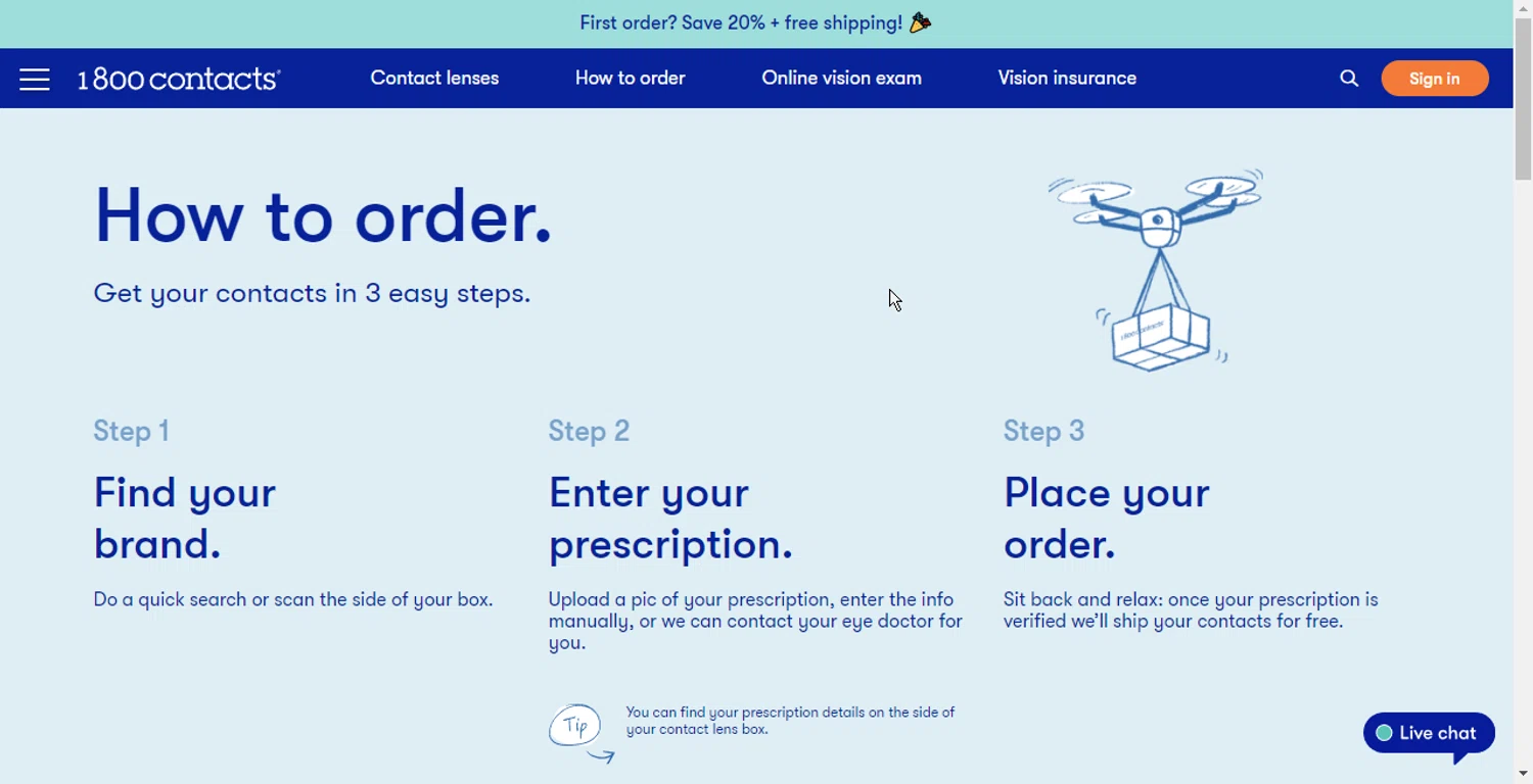 1-800 Contacts Promo Codes - 20% Off | September 2024