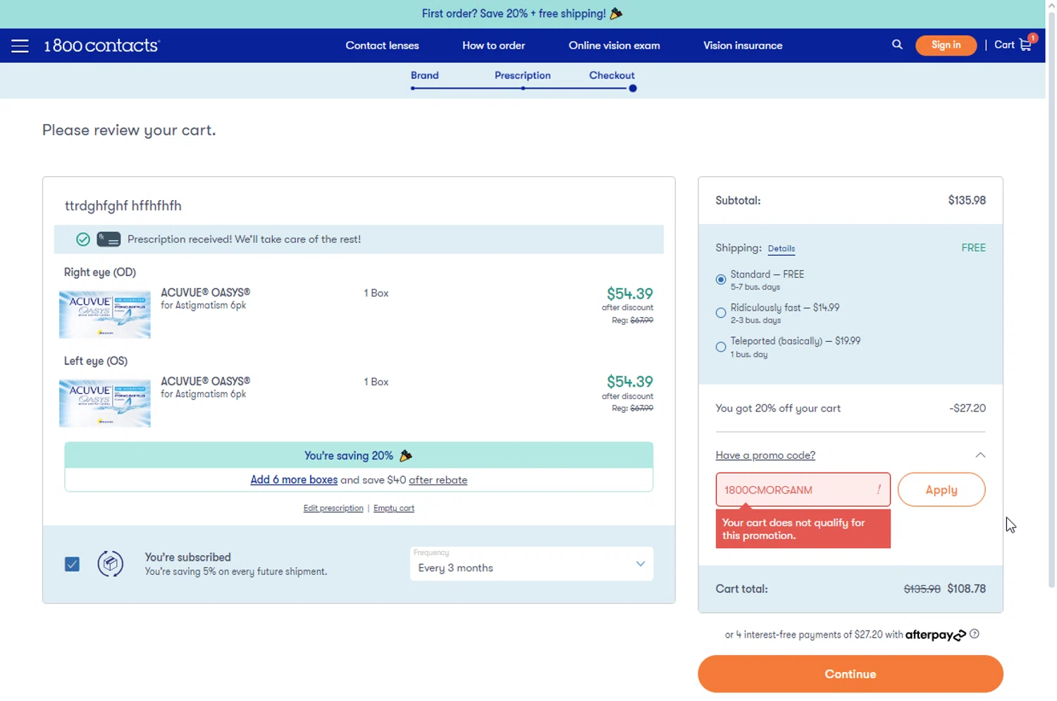 1800 Contacts Promo Codes 25 Off August 2024