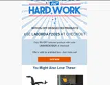 LABORDAY2025 coupon verification screenshot