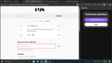 25BLUE coupon verification screenshot