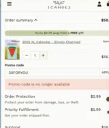 1canoe2 coupon verification screenshot