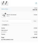 EUGENIA coupon verification screenshot
