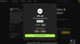 1UP USA coupon verification screenshot