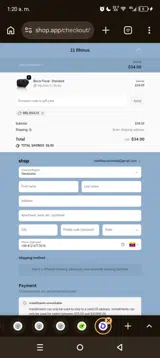 MELISSA15 coupon verification screenshot