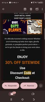 Booblanks coupon verification screenshot