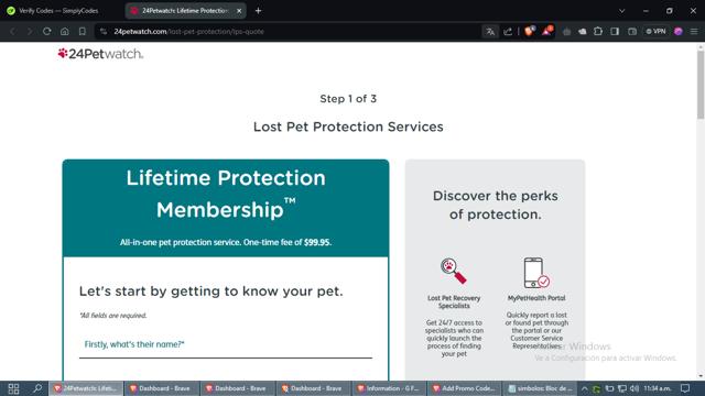 24PetWatch checkout page showing 24PetWatch promo code box | Screenshot taken by SimplyCodes community member on May 27, 2024