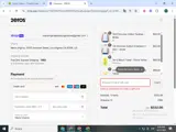 2EROS4EVER coupon verification screenshot