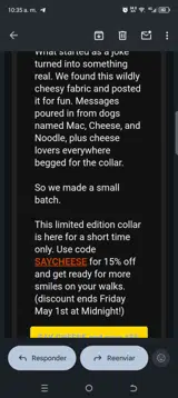SAYCHEESE coupon verification screenshot