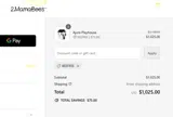 2MamaBees coupon verification screenshot