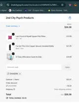 ZHANDRIK coupon verification screenshot