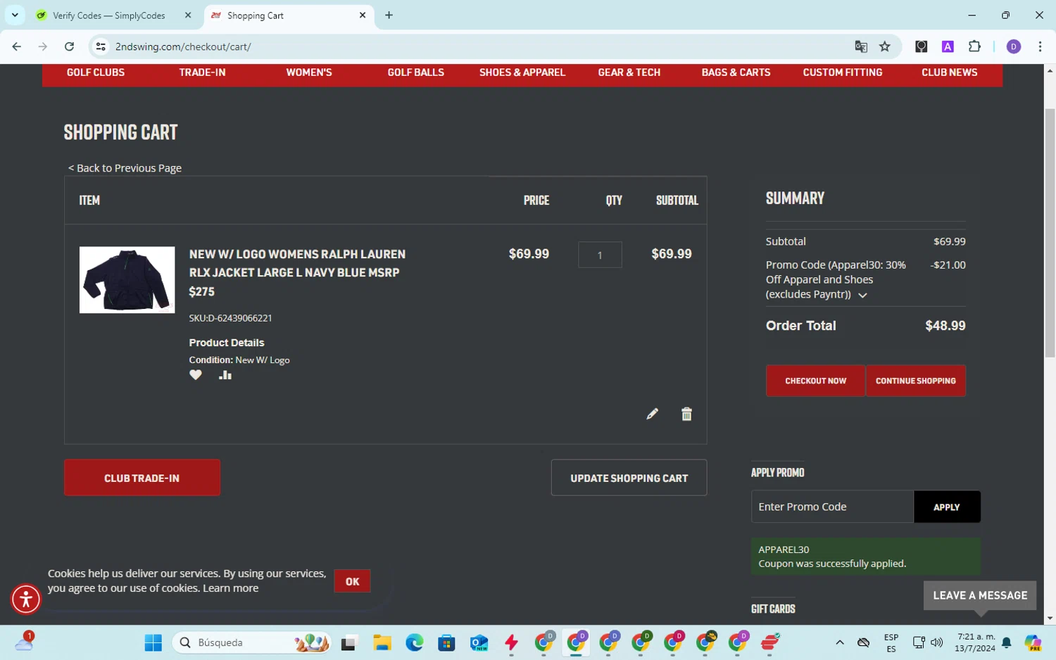 2nd Swing Golf Promo Codes 10 Off October 2024