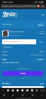 w7934 coupon verification screenshot