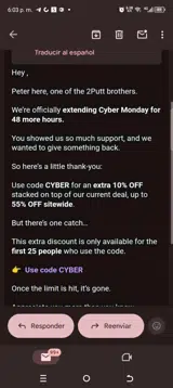 Cyber coupon verification screenshot
