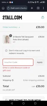 UK2T10 coupon verification screenshot