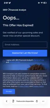 LEARN365 coupon verification screenshot