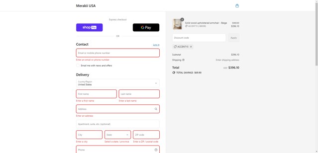 39DollarGlasses.com checkout page showing 39DollarGlasses.com promo code box | Screenshot taken by SimplyCodes community member on Aug 14, 2025