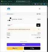 10USD coupon verification screenshot