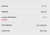 REFERRAL coupon verification screenshot
