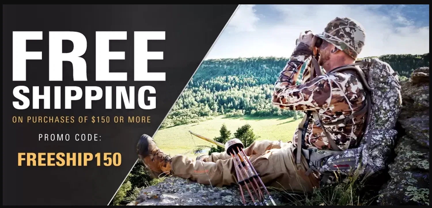 3Rivers Archery promo code screenshot showing code FREESHIP150 applied at 3Rivers Archery checkout page. Uploaded by SimplyCodes community member LinLin on Jan 12, 2026