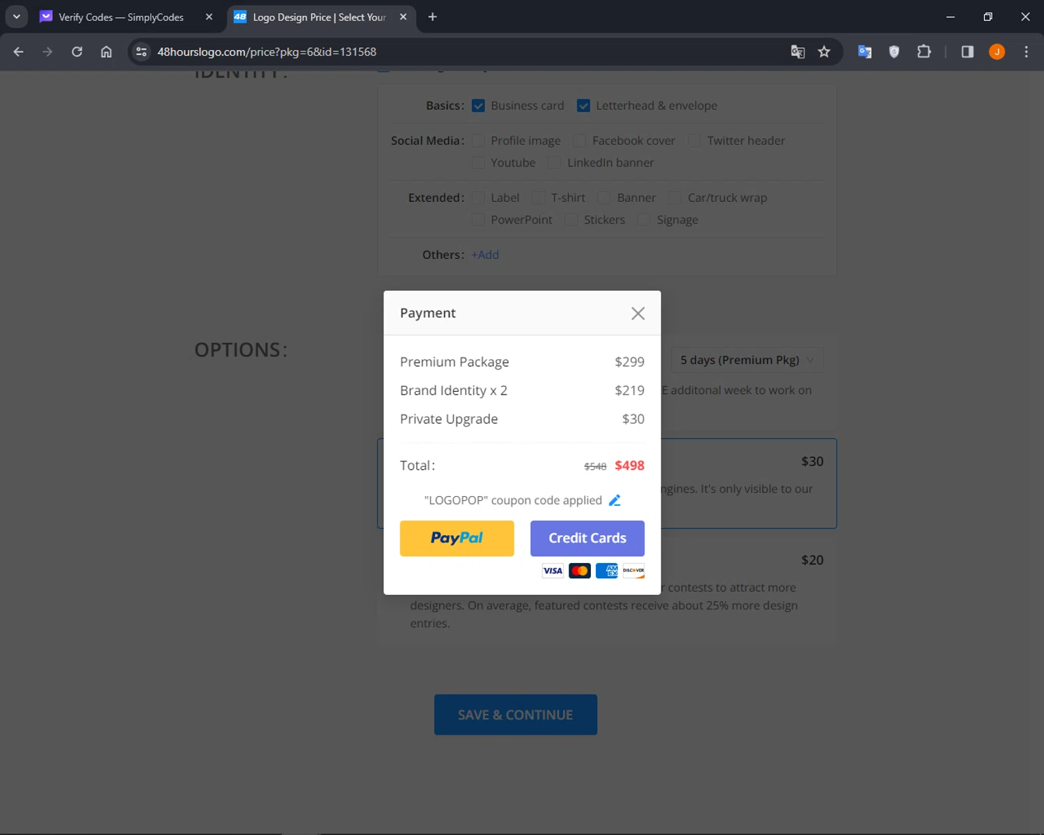 how to use 48 Hours Logo coupons