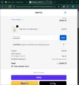 COUPON10 coupon verification screenshot