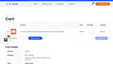 WELCOME10 coupon verification screenshot