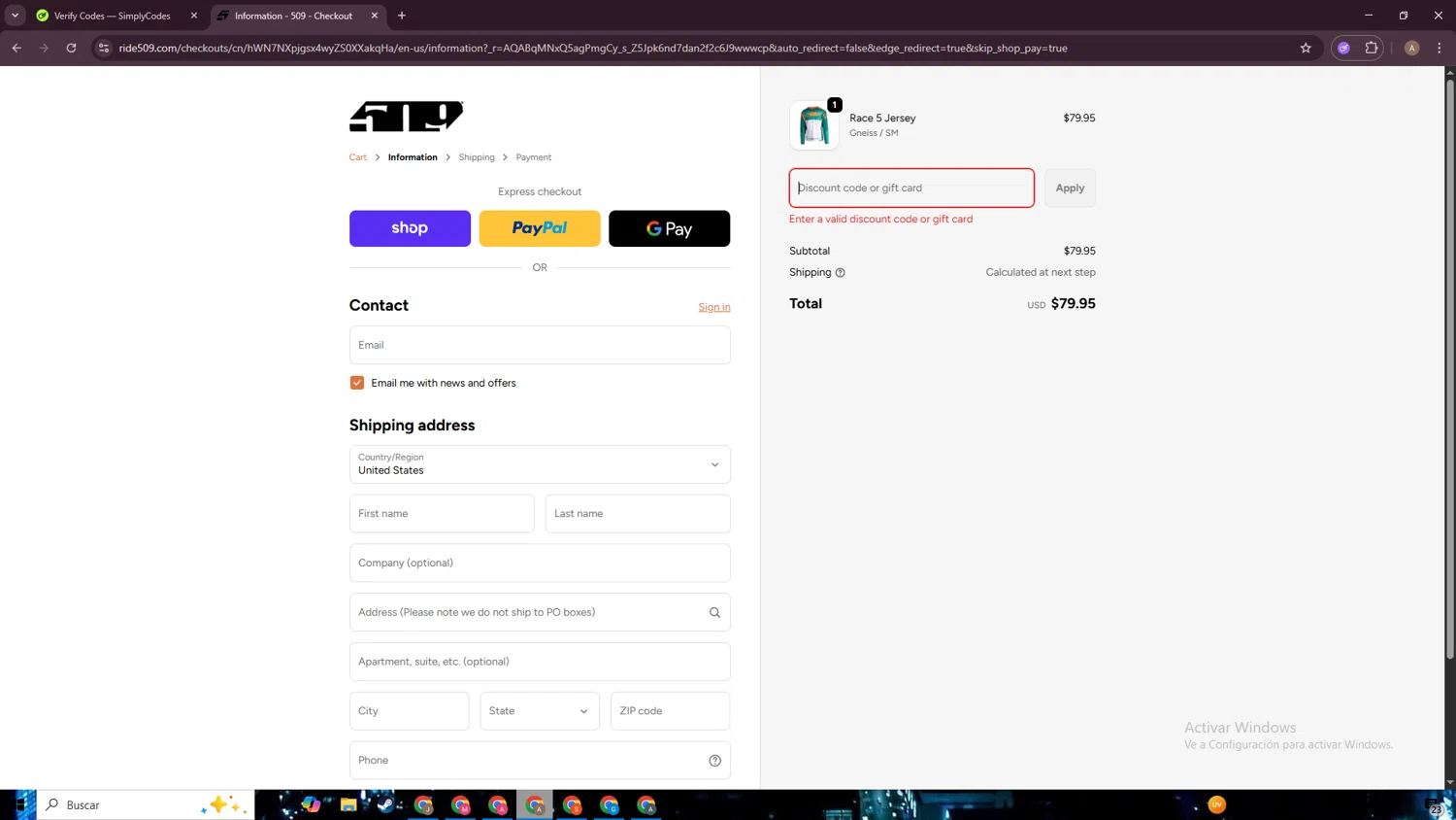 509 discount code screenshot showing code MATT15 applied at 509 checkout page. Uploaded by SimplyCodes community member BargainGenius8397 on Jan 8, 2026
