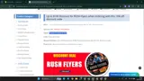 10off-upto-100-rushflyers coupon verification screenshot