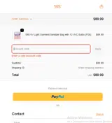 EASTER25 coupon verification screenshot