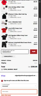 SAVAG3ZRUL3 coupon verification screenshot