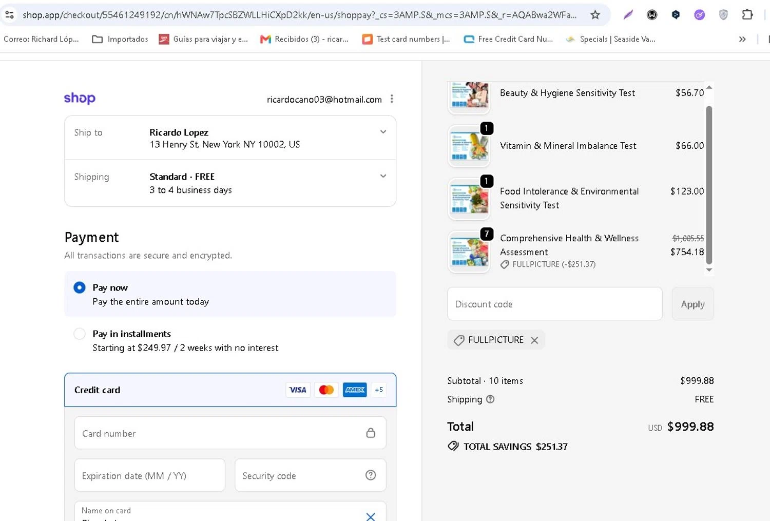 5Strands promo code screenshot showing code FULLPICTURE applied at 5Strands checkout page. Uploaded by SimplyCodes community member LAMINEJAMAL on May 28, 2026