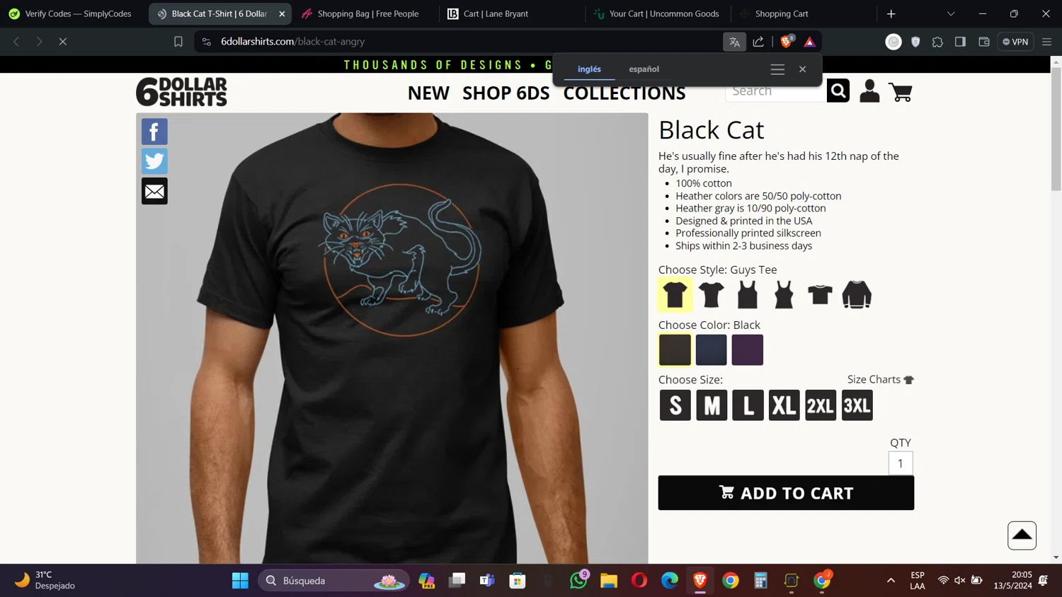 6 Dollar Shirts Coupon Codes 20 Off September 2024