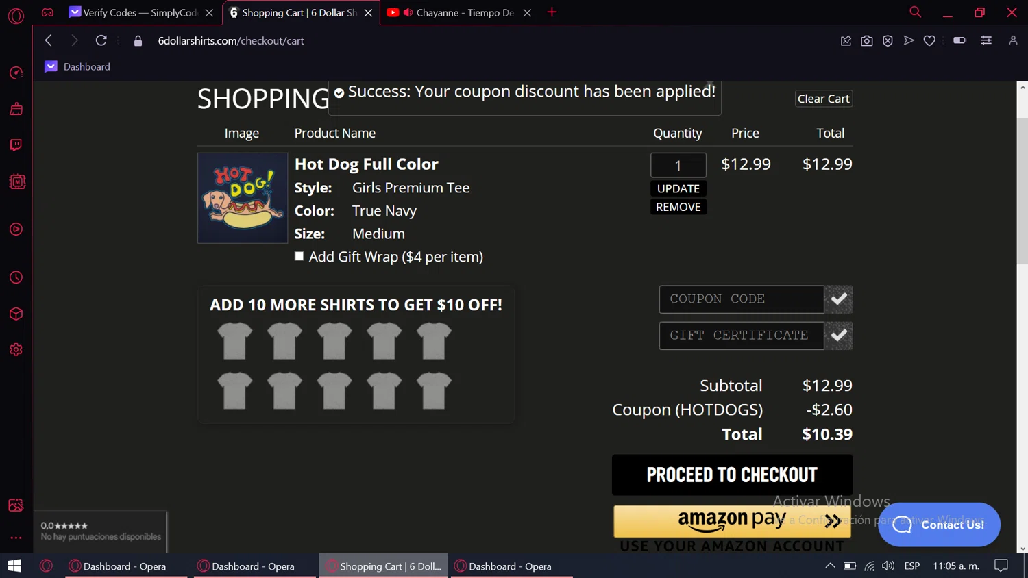 how to use 6DollarShirts coupons