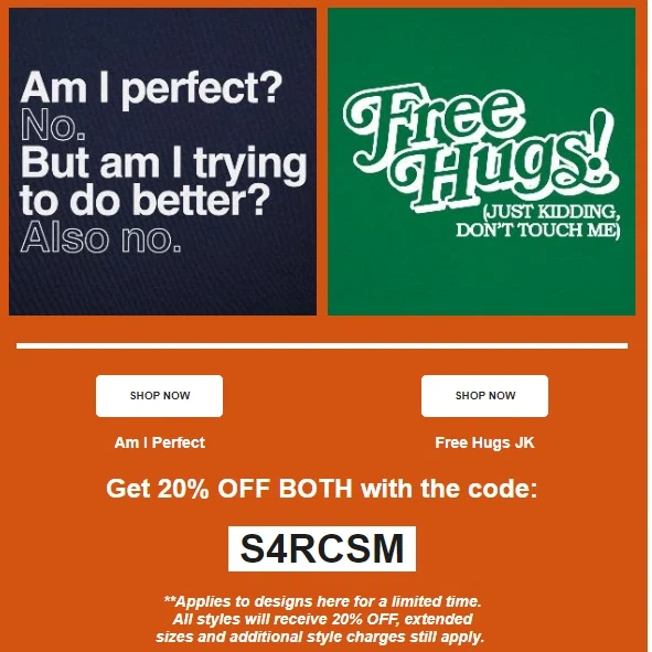 20 Off 6 Dollar Shirts Coupon Codes Oct 2022 SimplyCodes